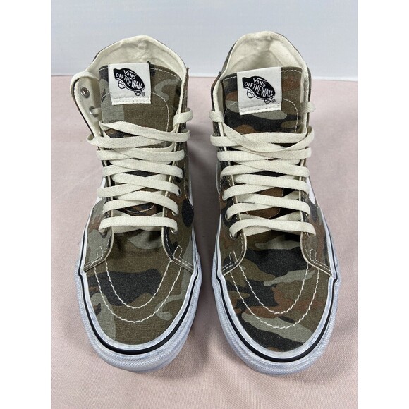 vans Other - Vans Sk8-Hi tapered washed Camouflage Skateboard Unisex men's size 8.5